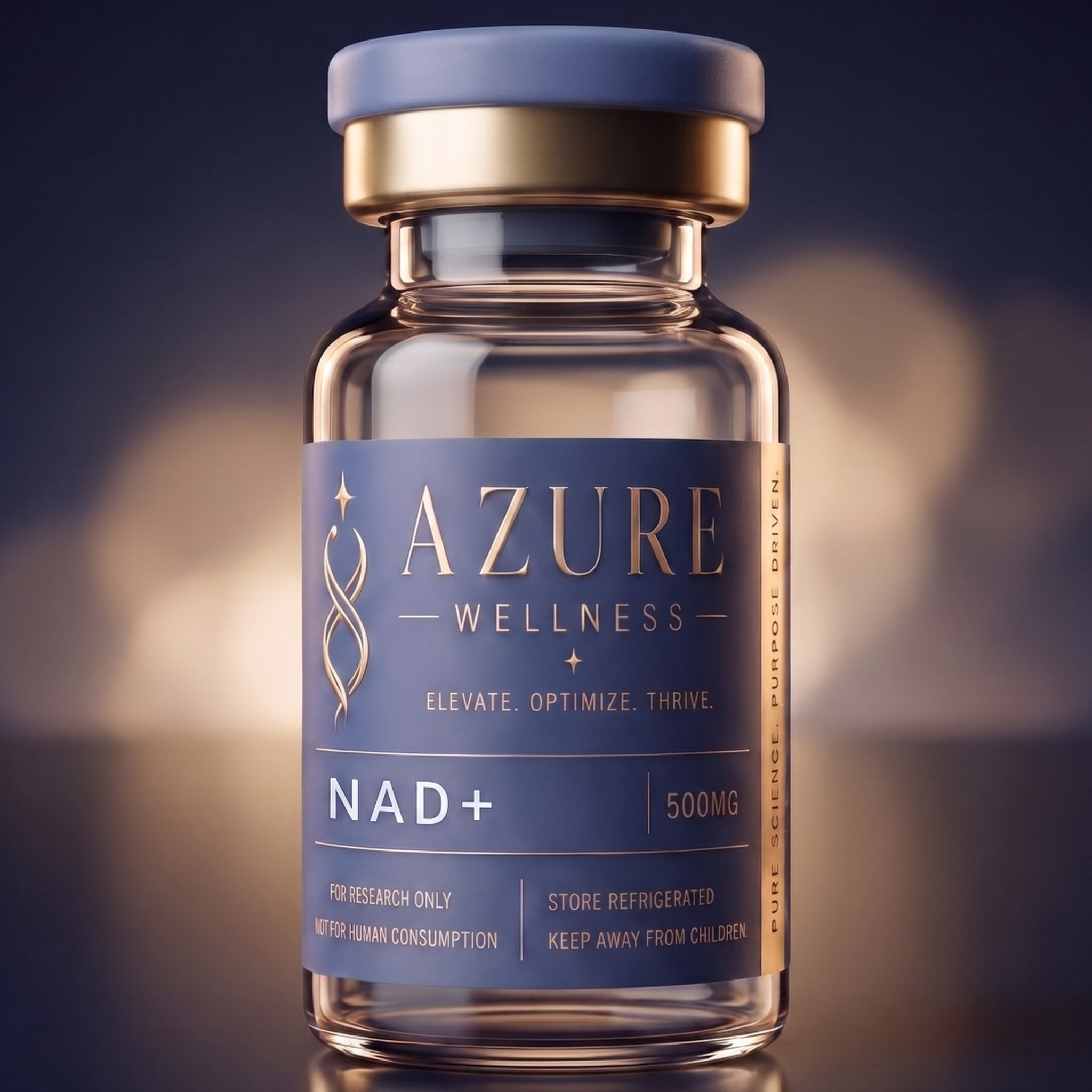 Azure Wellness NAD+ research vial