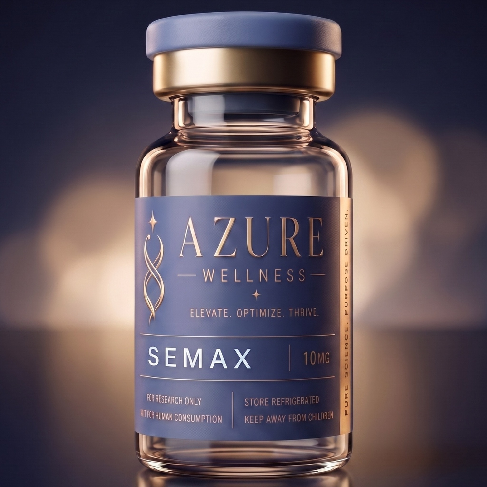 Azure Wellness Semax research vial