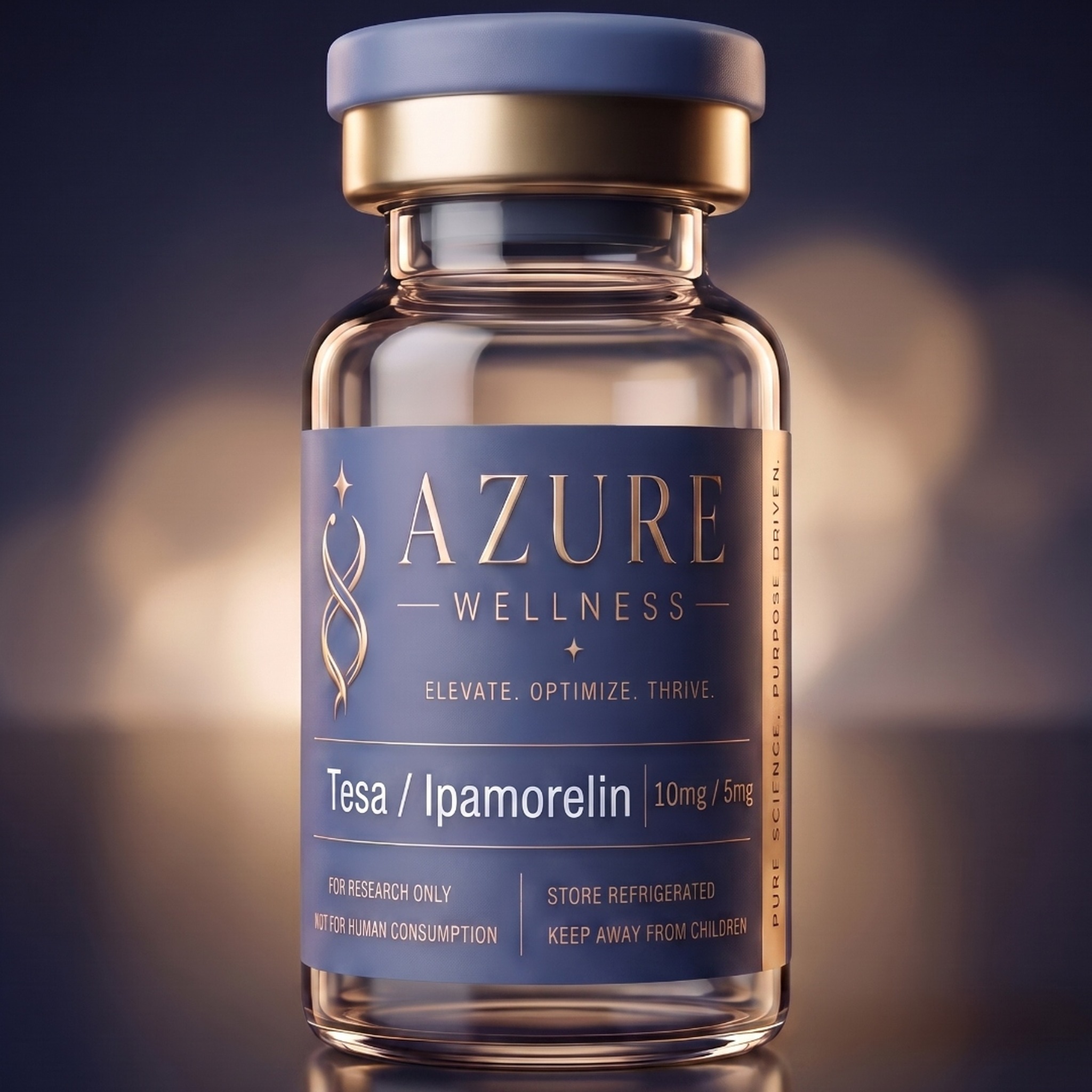 Azure Wellness Tesa / Ipamorelin research vial