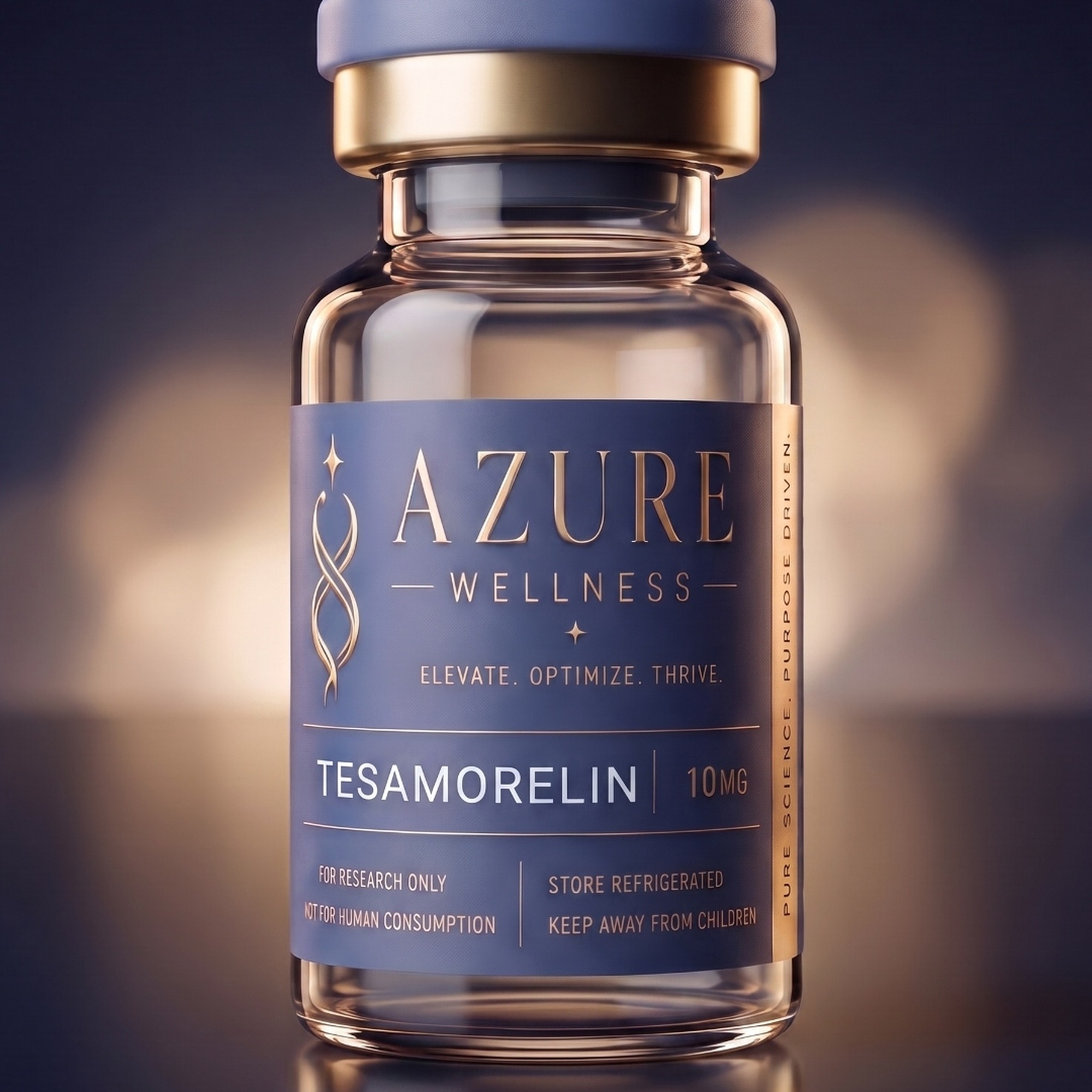 Azure Wellness Tesamorelin research vial